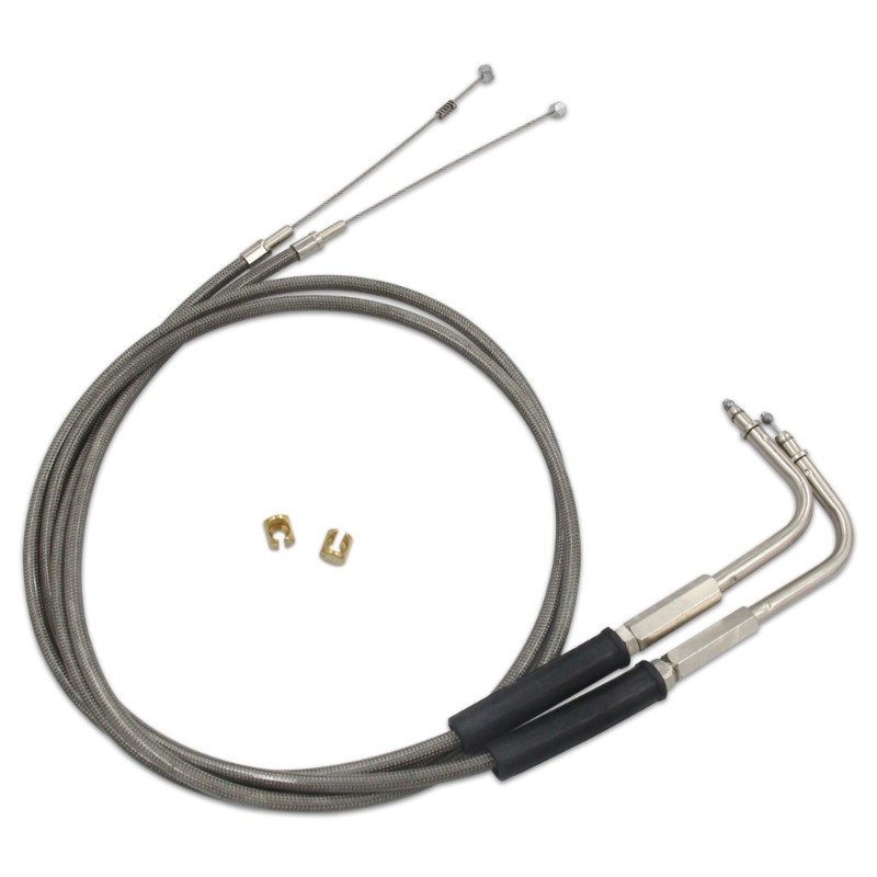 Replacement Accessories Stainless Steel Idle Cable for Davidson FXST FLST