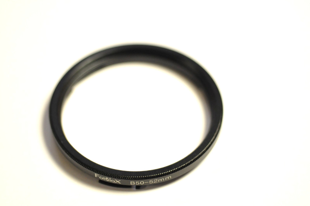 Fotodiox B50/Bay 50 to 52mm adapter ring.