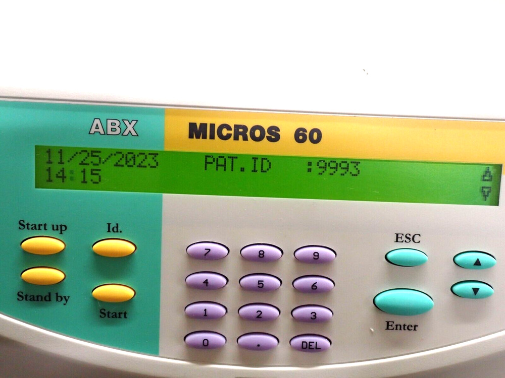 Horiba ABX Micros 60 Hematology Analyzer WORKS PACKAGE USED
