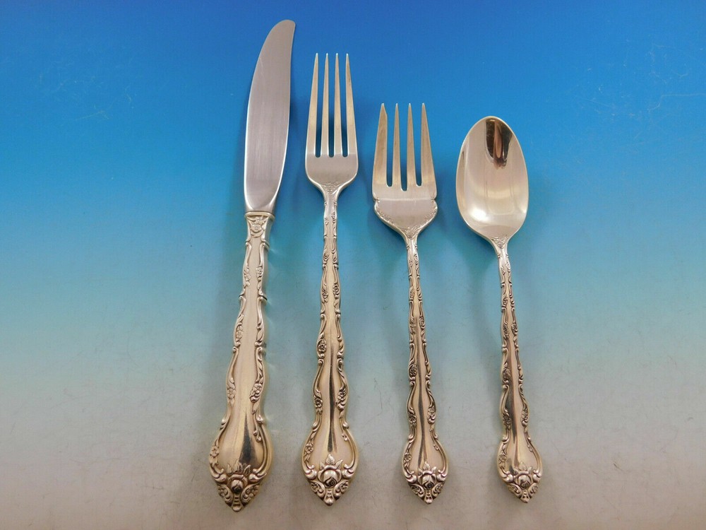 Feliciana By Wallace Sterling Silver Regular Place Setting 4-Piece