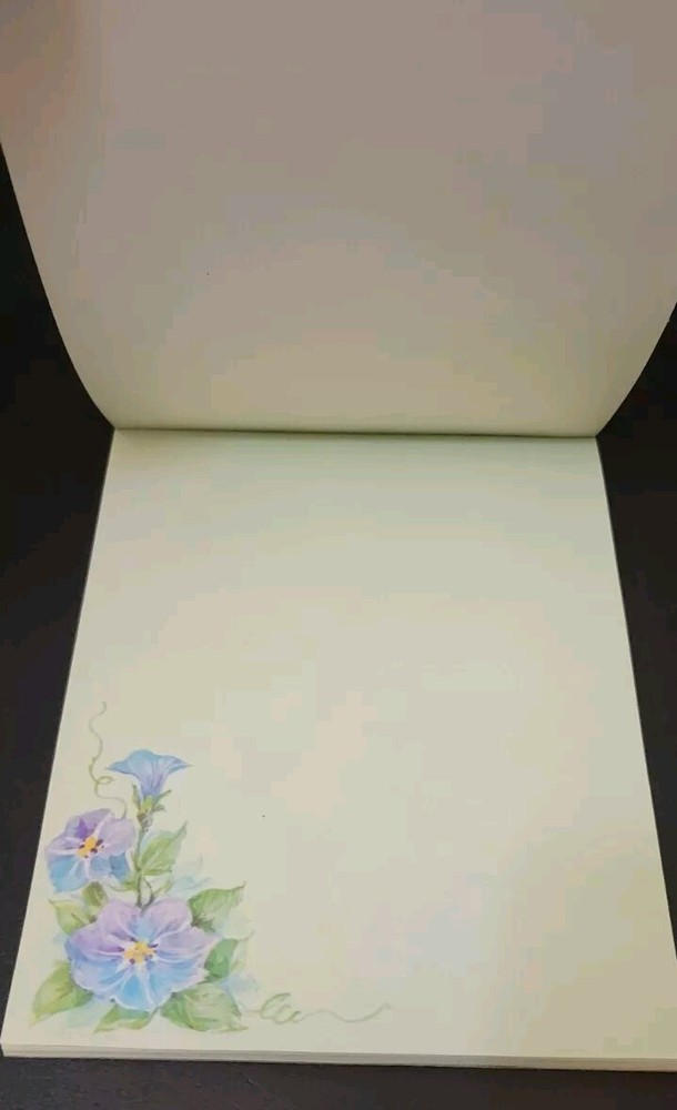 Vintage County Sunshine Writing Tablet Notepad Flowers Decorative