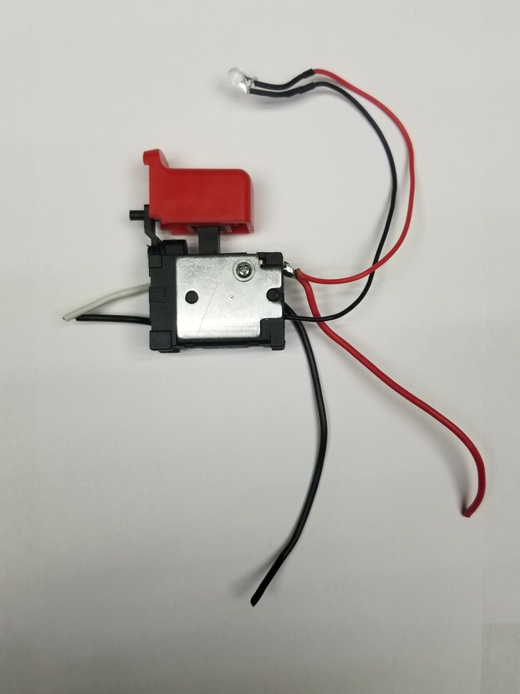 Trigger Switch - Double Pole Single Throw 7.2 - 24 v DC @ 15a Momentary DPST NO
