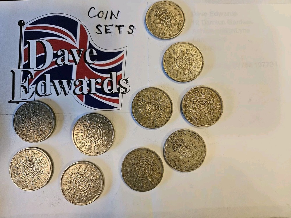 Pre decimal British coin sets