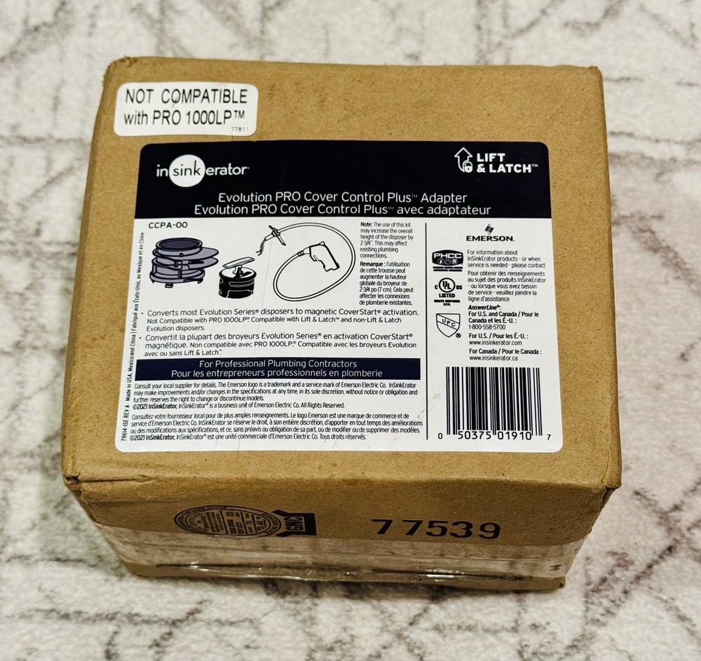 InSinkErator Evolution Cover Control Adapter Kit (Evolution Series Only) - 77536