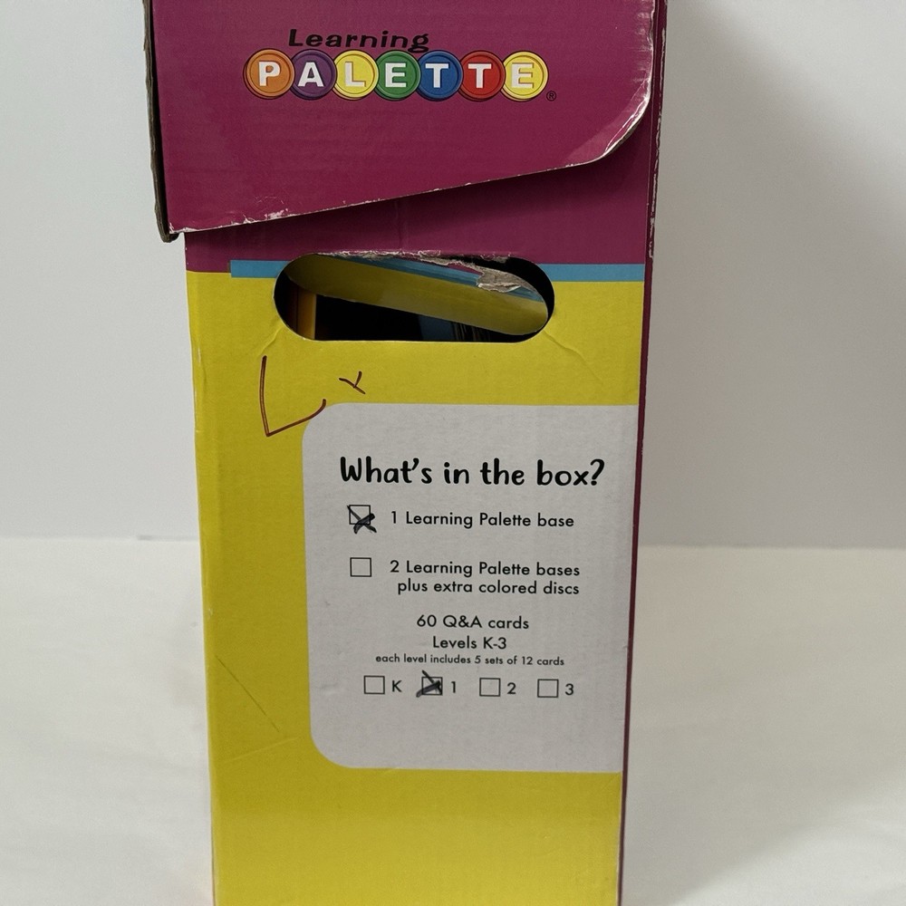 Learning PALETTE Reading Level 1 Self-Correcting Educational Fun & Engaging