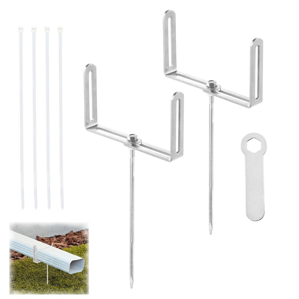 Rain Downspout Bracket Hinge Downspout Drainage Gutter Bracket Pipe