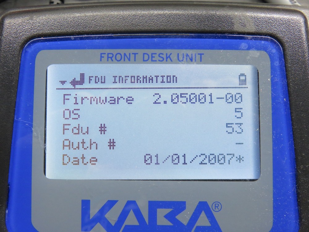 Kaba Front Desk Unit