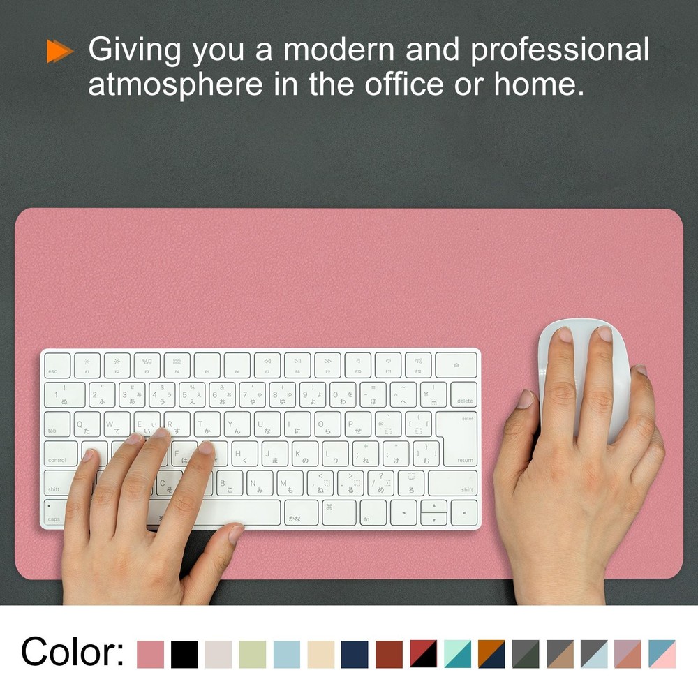 28"x14" Desk Mat Protector Non-Slip Mouse Pad Mat Light Blue