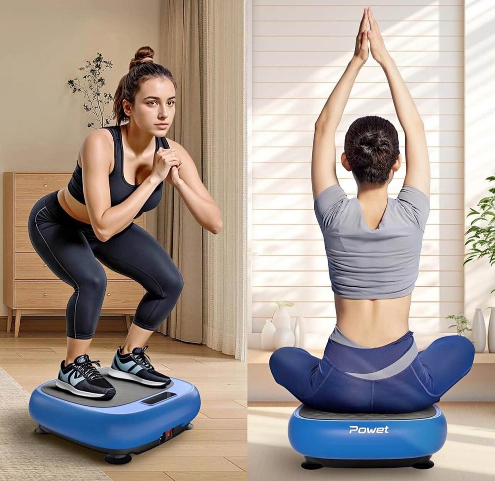 Mini Vibration Plate Exercise Machine Whole Body Workout for Lymphatic Drainage