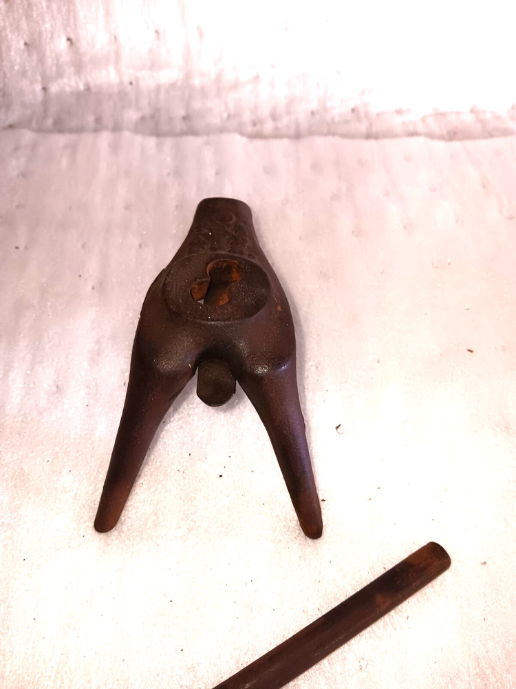 Antique !800s Cast Iron Three Legged Kitchen Knife Sharpener ?