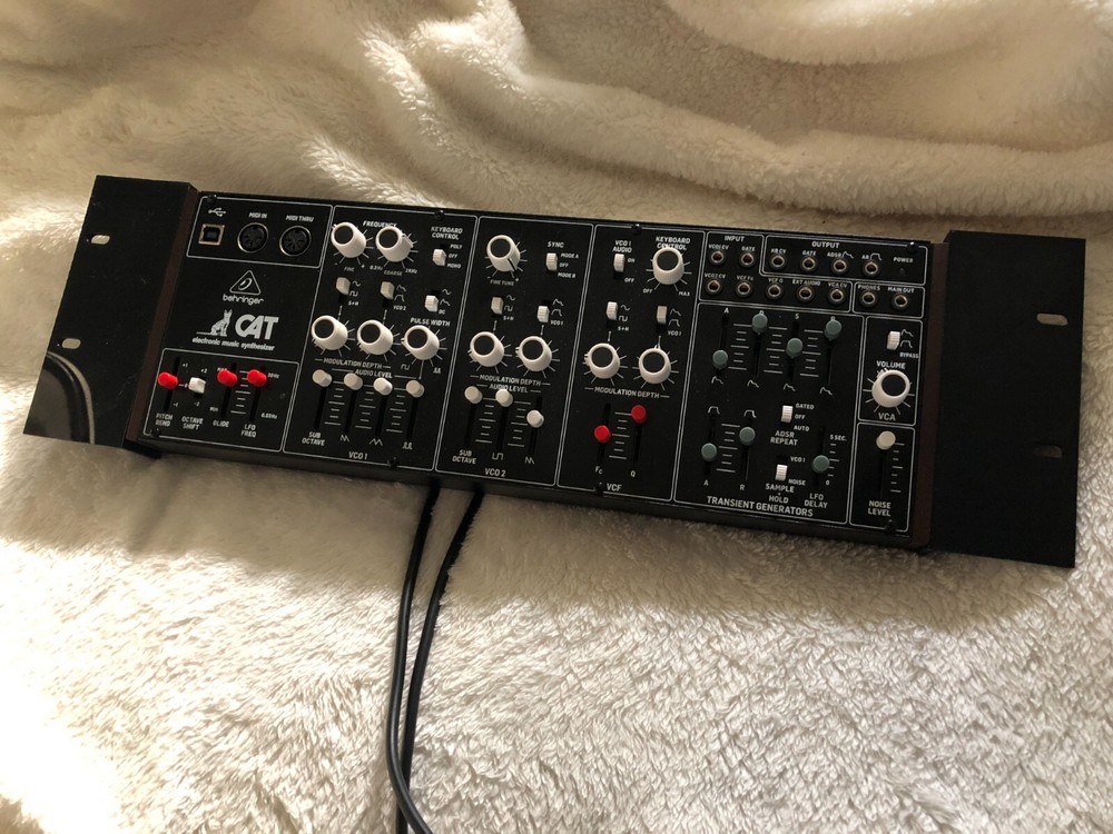 Behringer 3U Rack Ears (Cat, Wasp and Model D)