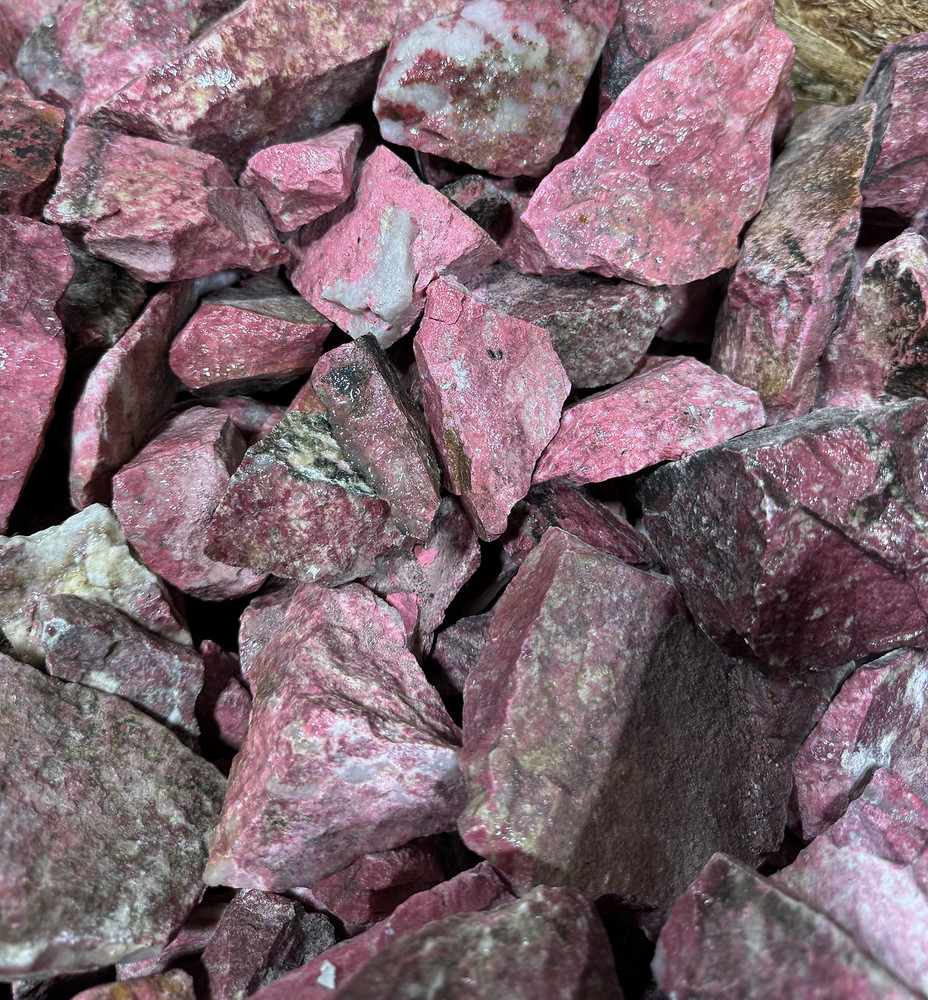 Thulite Rough from Norway