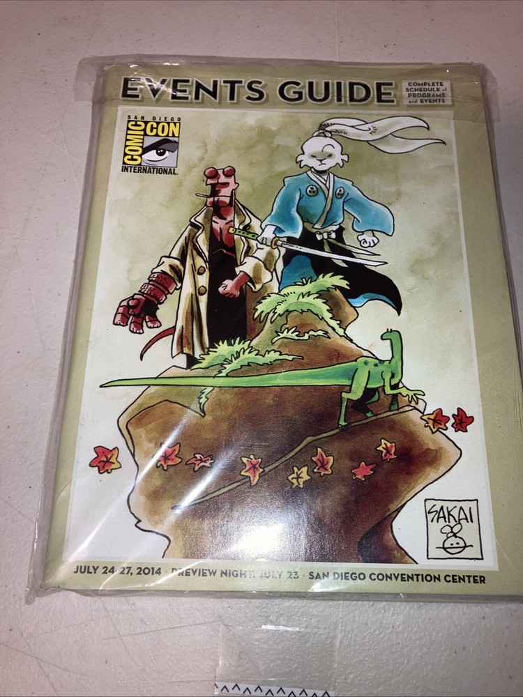 San Diego Comic-Con 2014 Complete Schedule Program Event Guide SAKAI COVER