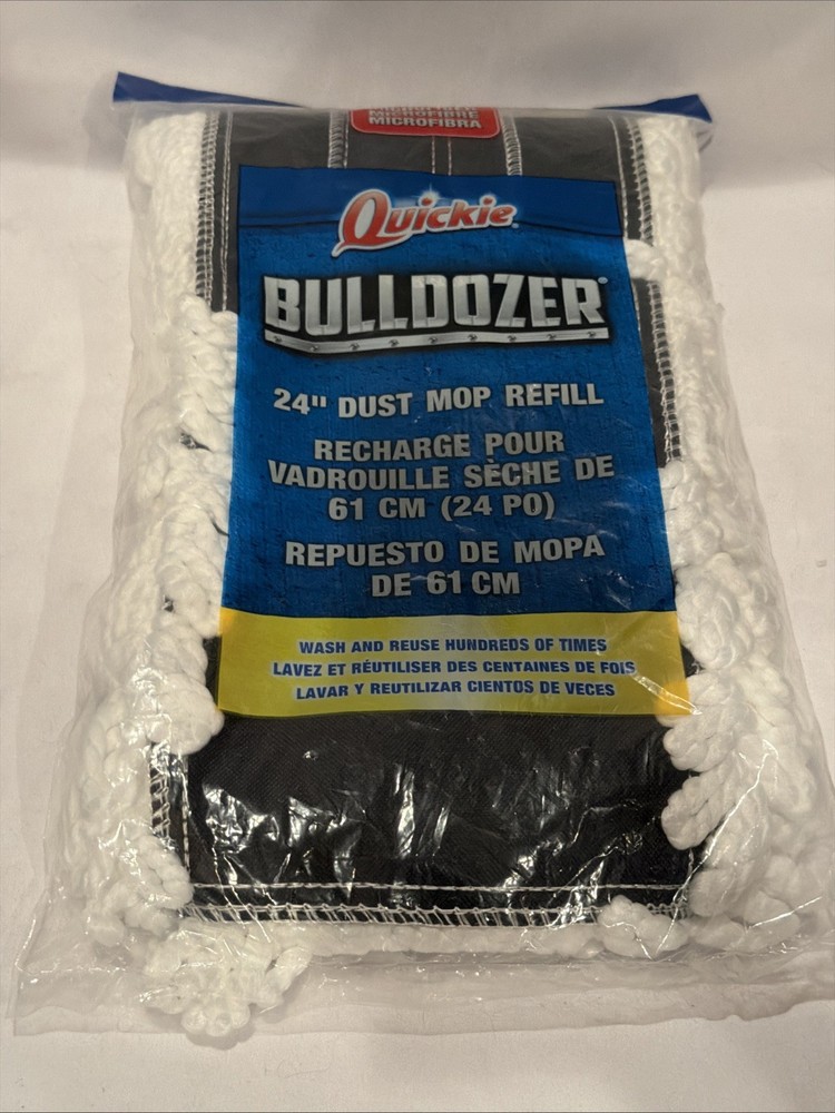 Quickie BULLDOZER Microfiber 24" Dust Mop Refill #0694M