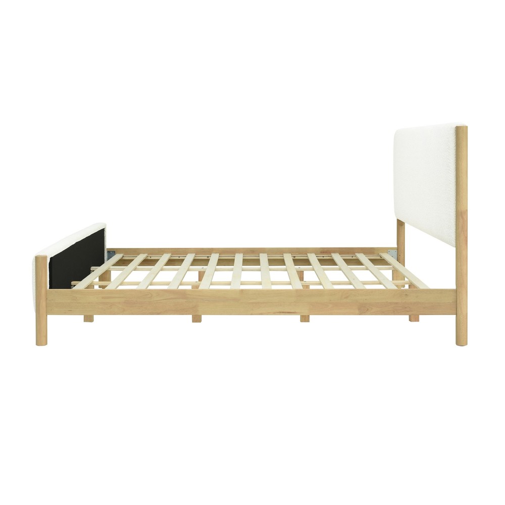 Christopher Knight Home - Elias Modern Boucle Upholstered Bed with...