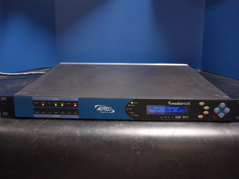ADTEC DIGITAL MEDIA HUB SYSTEM BANNER V2.00.13 ATSC DVB
