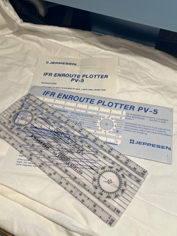 Jeppesen IFR Enroute Plotter PV-5