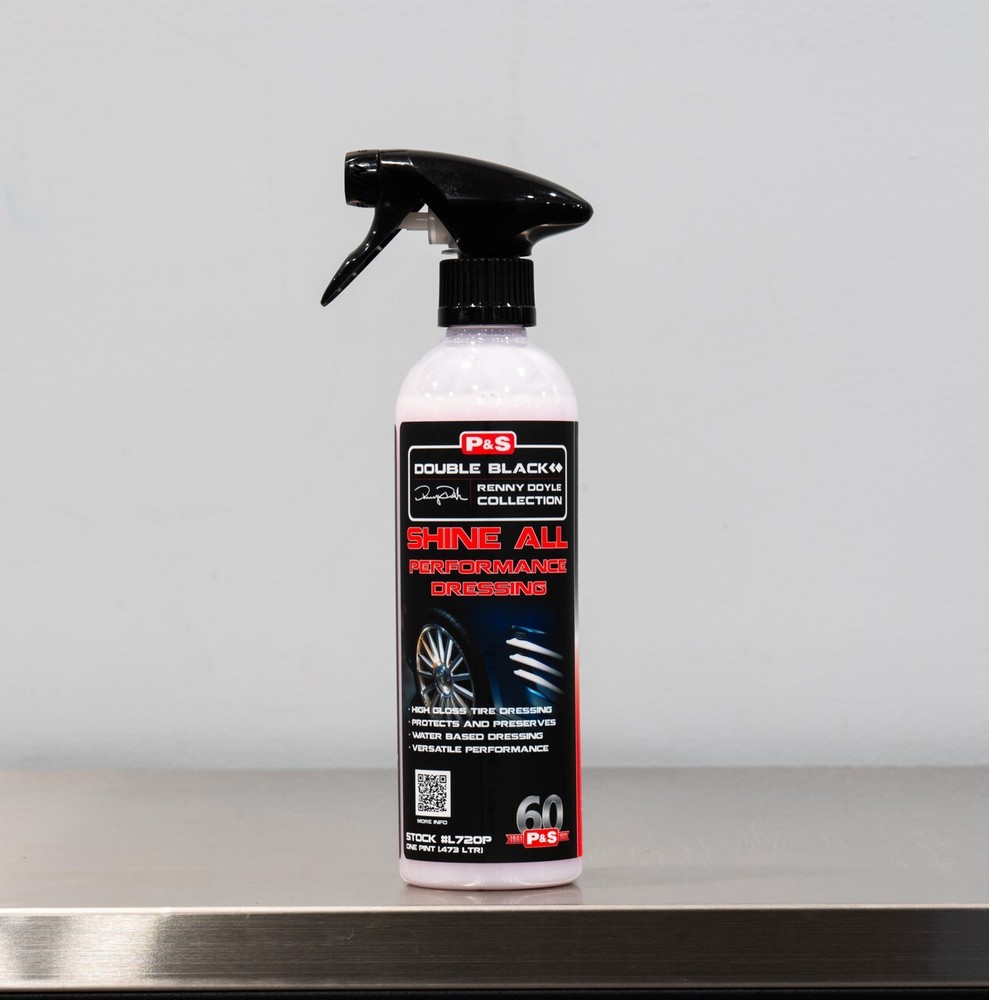 P&S Double Black Shine All 16oz - High Shine Performance Tire & Trim Dressing