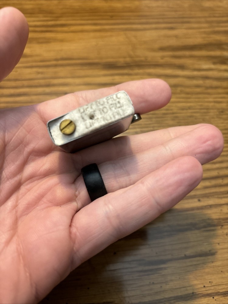 Zippo Black Horizontal Stripe Cigarette Lighter K 05 2005