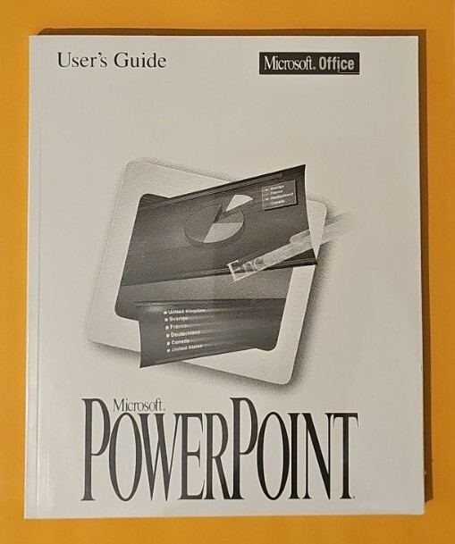 Vintage Microsoft PowerPoint User's Guide Manual NEW