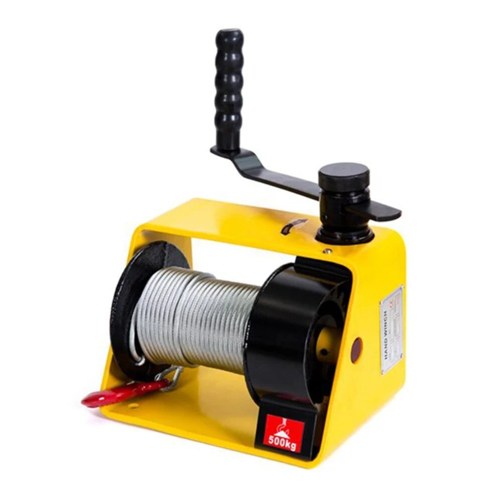 250kg Manual Winch Self-locking Worm Gear Winch Small Manual Crane Small Crane