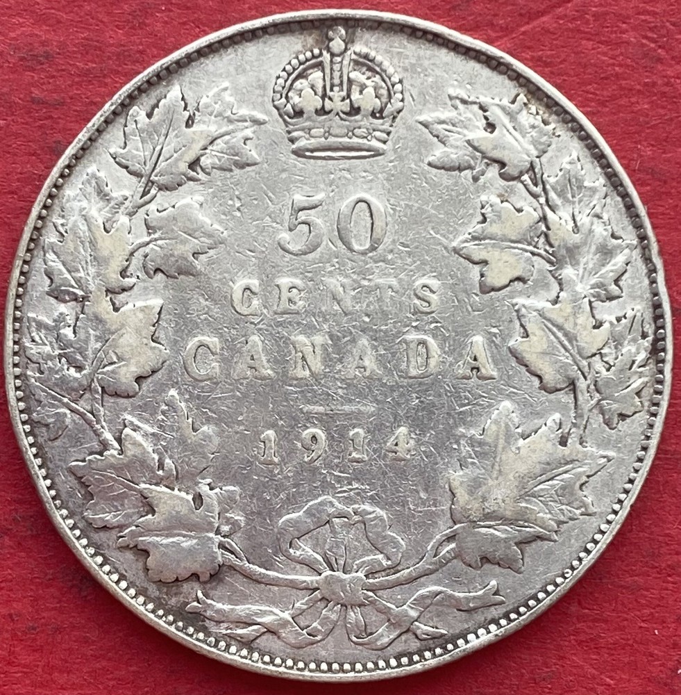 1914 Canada 50 Cents - Fine - Lot#10092