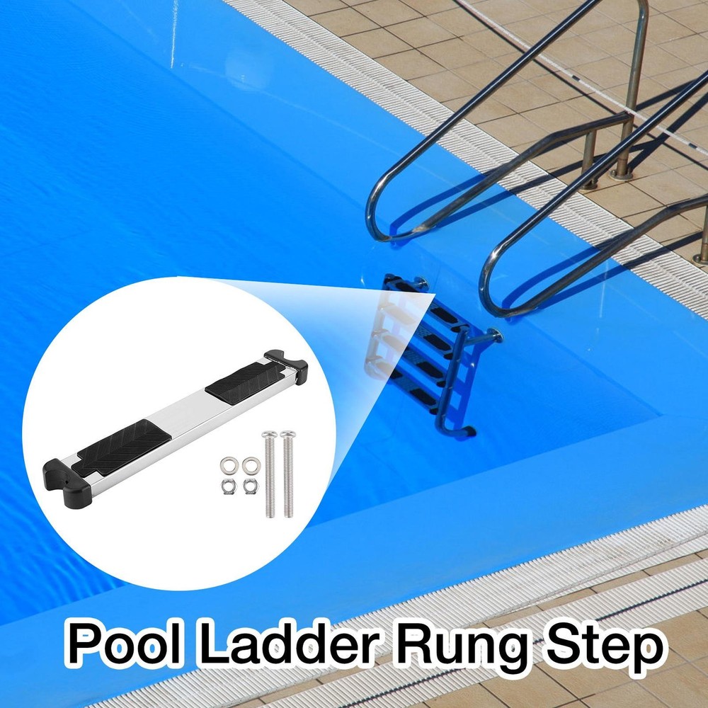 Pool Rung Ladder Steps Replacement Stainless Steel for Equipment Accessory