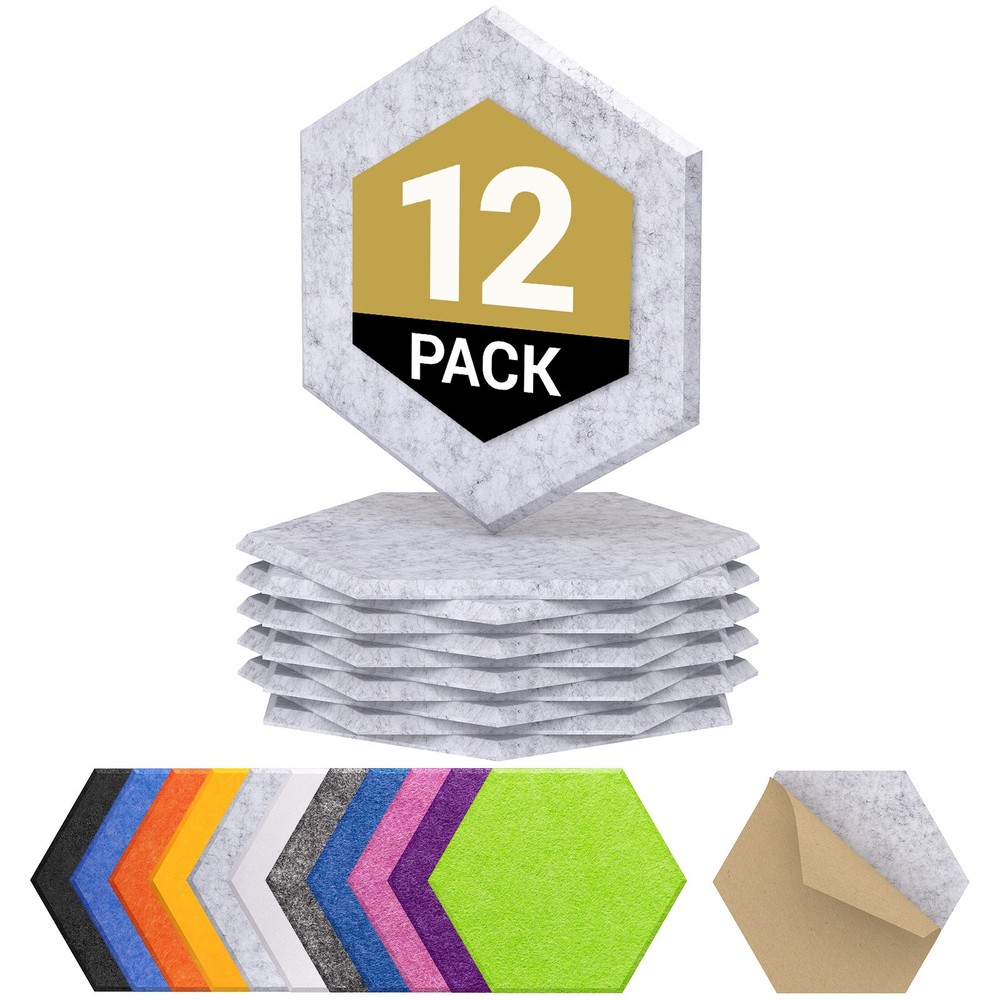 TONOR Self-adhesive Hexagon Acoustic Panels