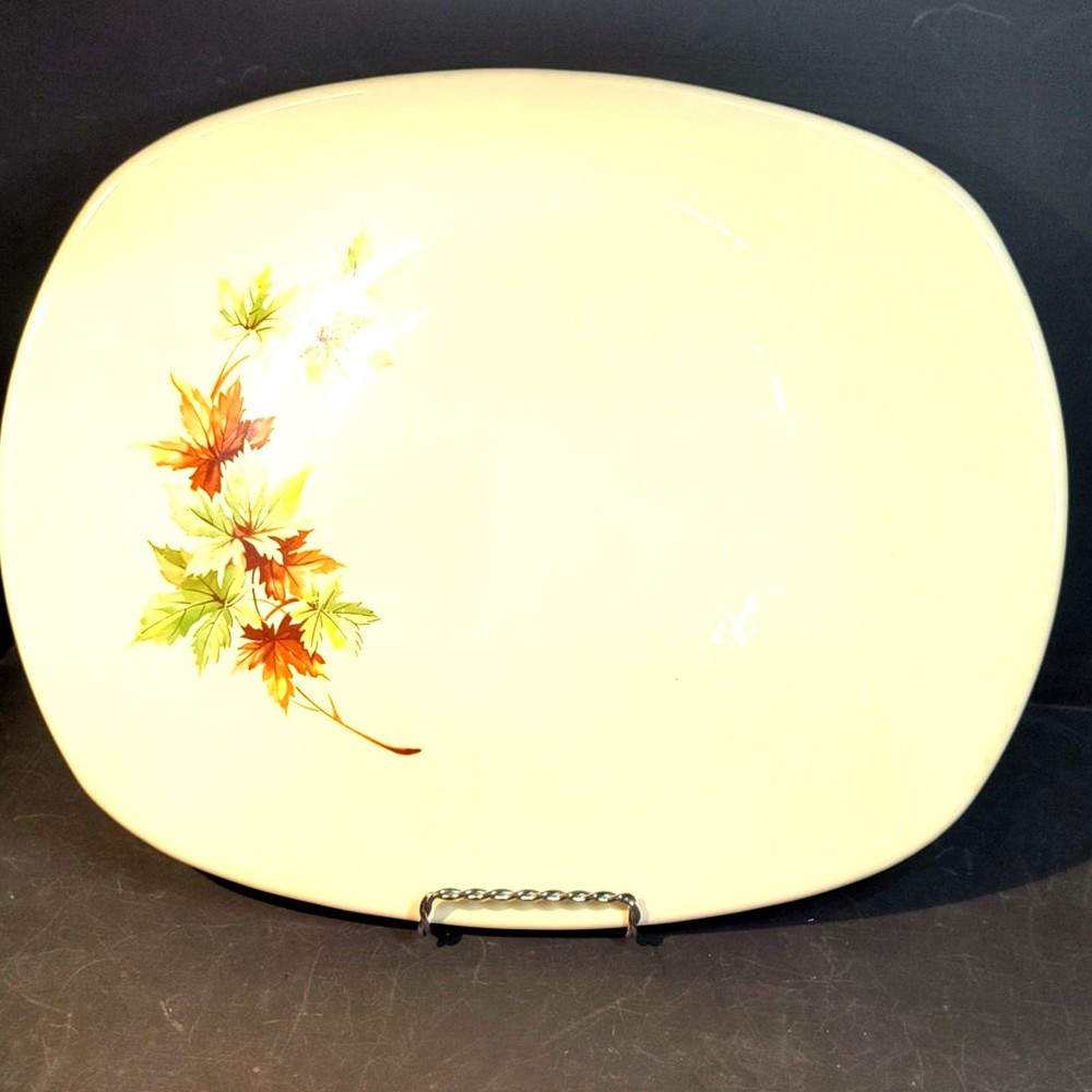 1203. Vintage Salem Maple Leaf Serving Platter