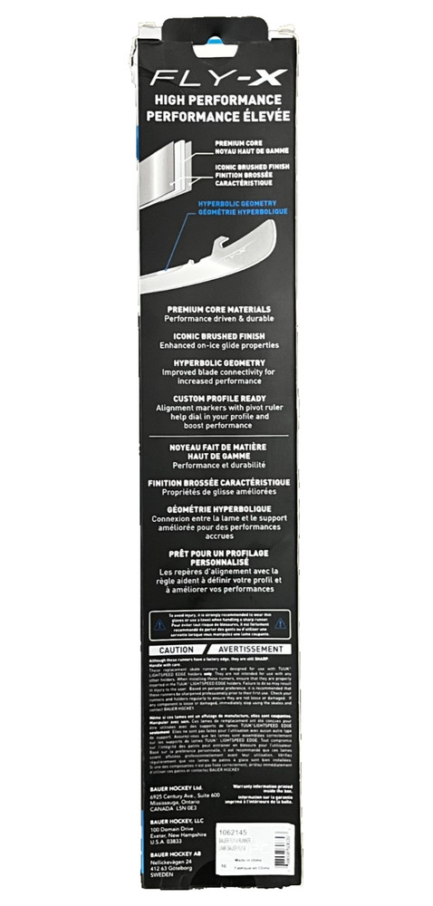 Bauer Fly-X Steel Runner- Size 10 / 288 mm