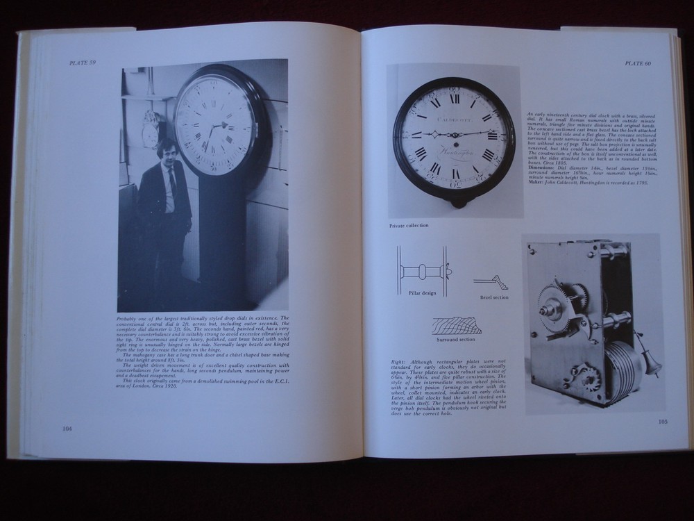 BOOK ENGLISH DIAL CLOCKS BY RONALD E ROSE