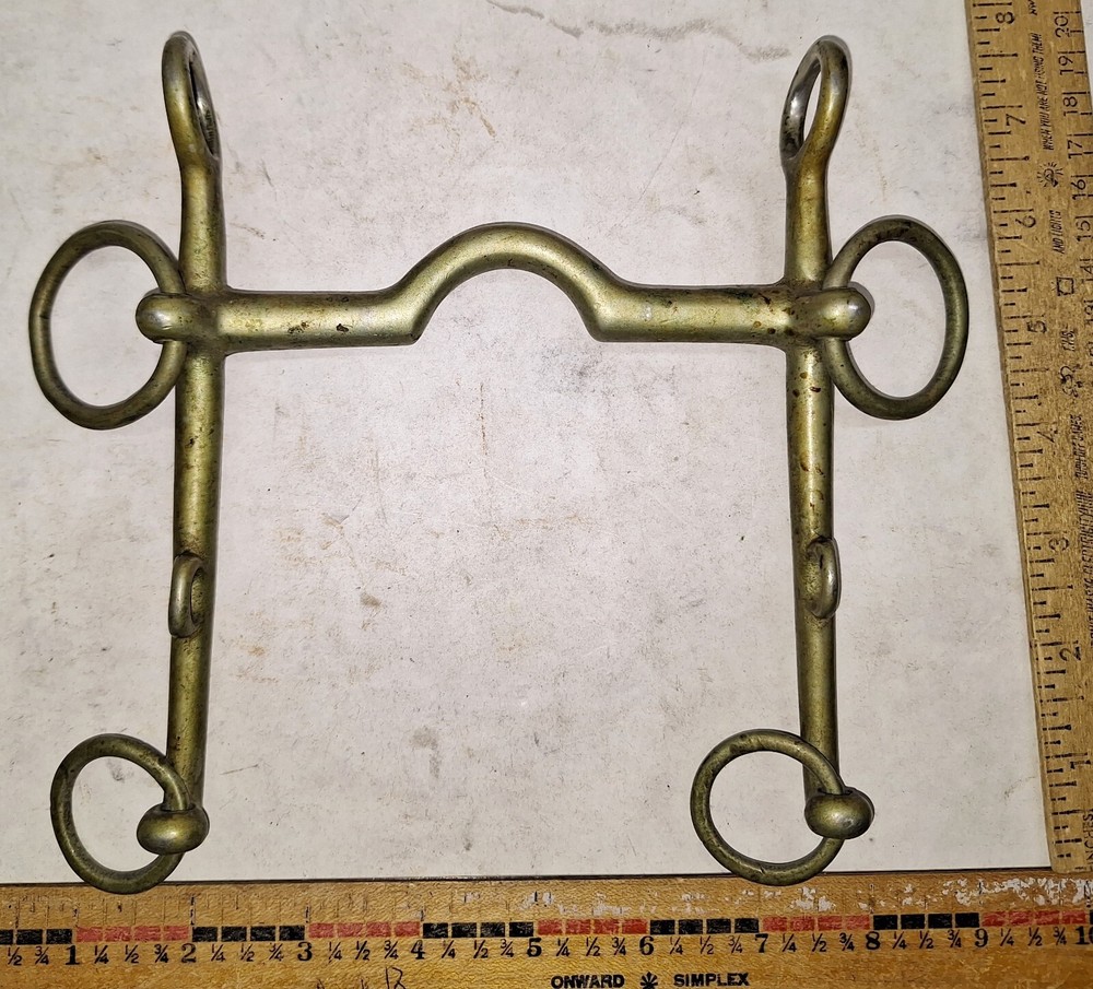 Solid Nickel Horse Bit - 5" Low Port Bit - 104241
