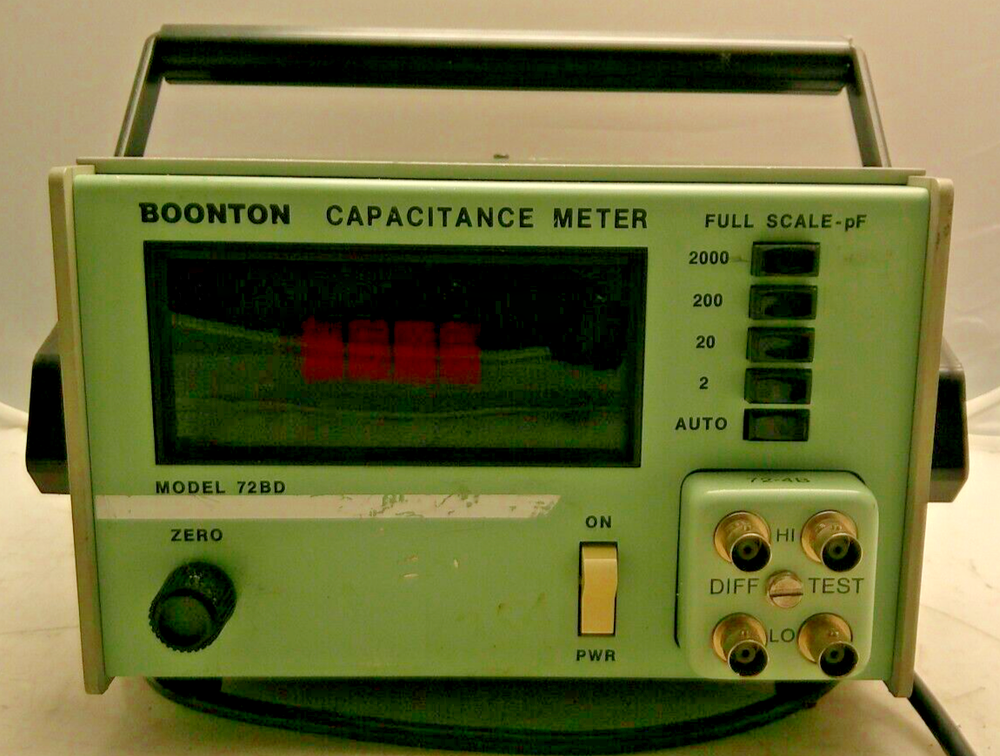 Boonton Electronics Capacitance Meter Model 72BD **Power On/UNTESTED**