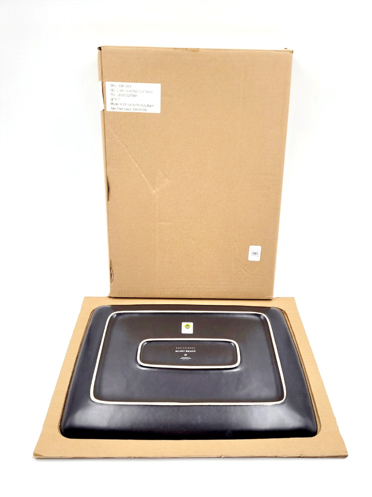 Pottery Barn Scary Squad Ghost Rectangular Serving Platter 16" NEW