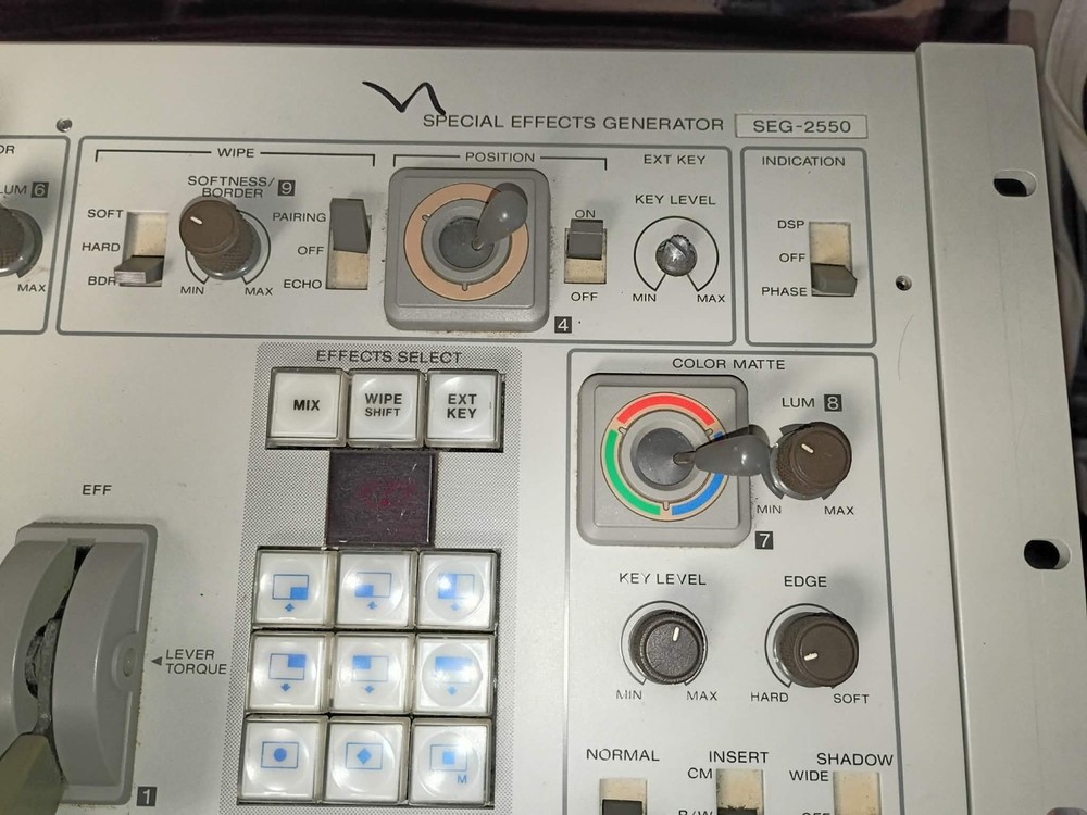 SONY SPECIAL EFFECT GENERATOR / MODEL SEG-2550A .