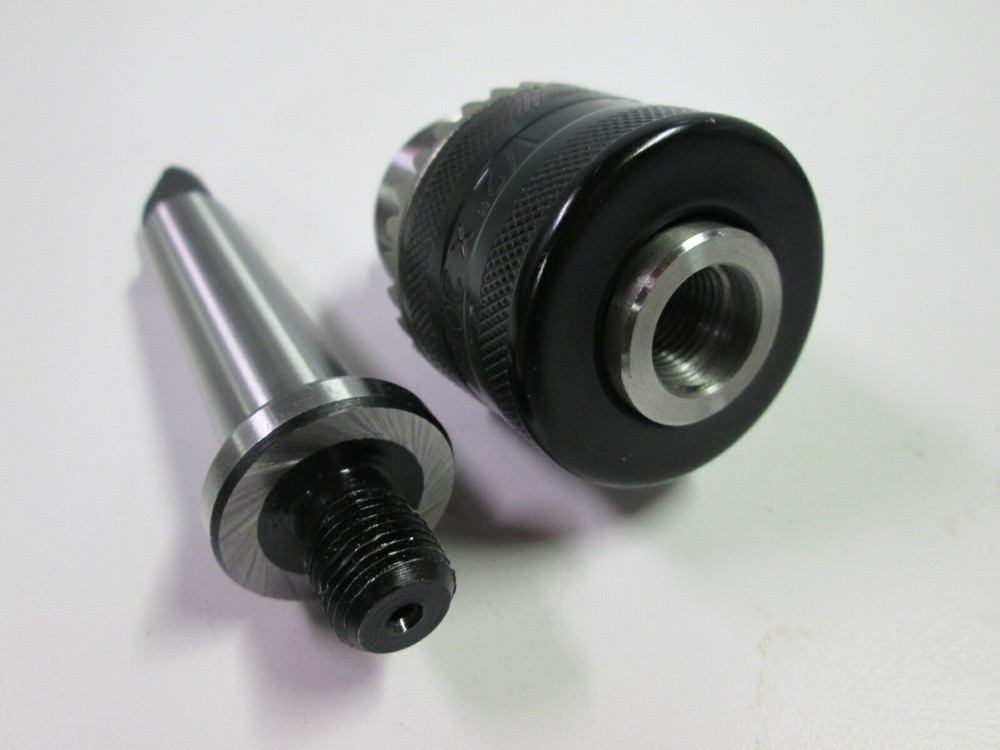 Jacobs 1/2" Drill Chuck Wood Lathe Accessory MT2 Morse Taper Arbor Adapter
