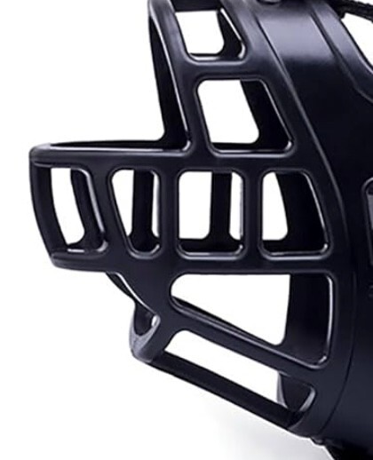 Dog Muzzle Basket Type Adjustable Size 6 Lightweight Reflective Tape