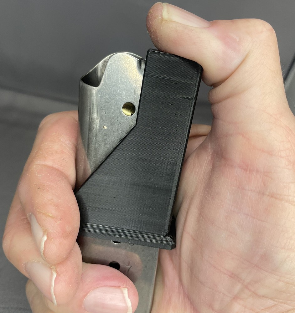 1911 Single Stack .45acp 45 acp .45 Magazine Speed Loader Speedloader -BLACK