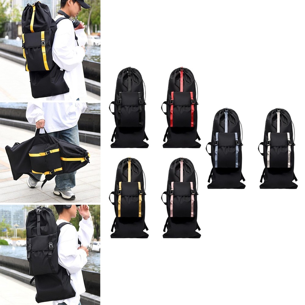 Skateboard Backpack Longboard Carry Bag Multifunctional Handbag Travel Backpack