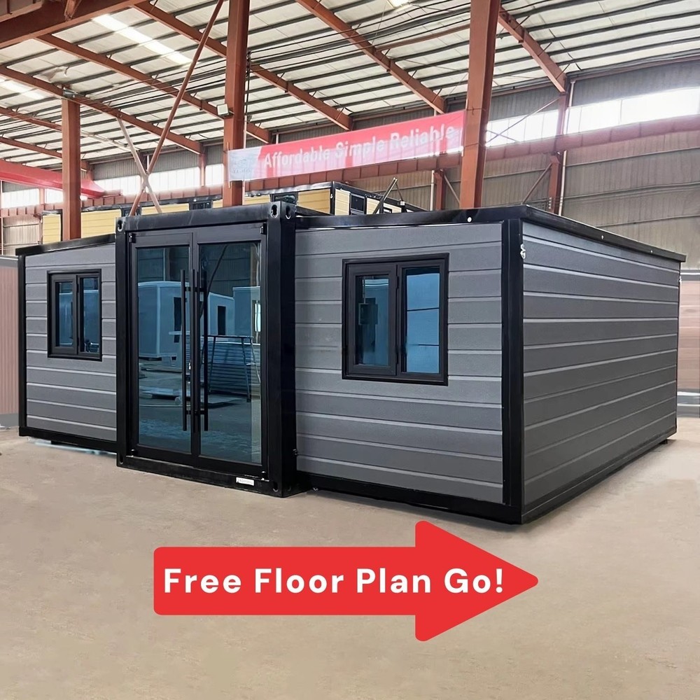 Expandable Container House Durable Structure for Hotels Villas Foldable Design