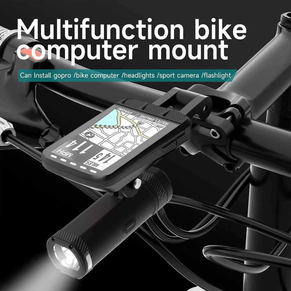 Out Front Bike Computer Mount, Angle Adjustable - 38mm Mount