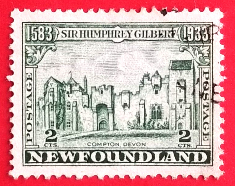 Canada Newfoundland #213 Sir Humphrey Gilbert Issue - Compton Castle Used