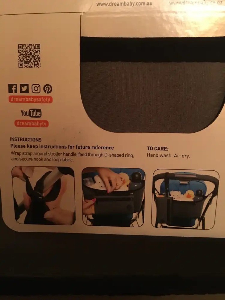 Dreambaby Stroller Buddy, EZY-Reach Organizer.