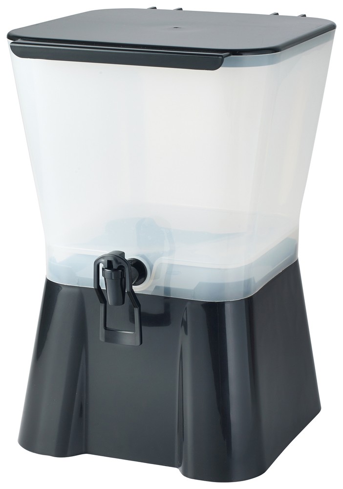 3gal Square Beverage Dispenser, Plastic (2 Each)