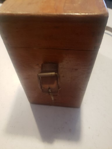 Antique Surveying Engineer Transit Level Scope David White Surveyor Tool W Box