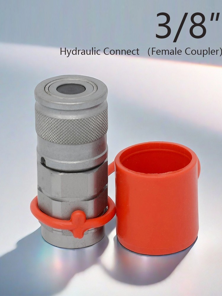 3/8″ Flat Face Hydraulic Quick Connect Female Coupler, 1/2″ NPT ThreadVM8V
