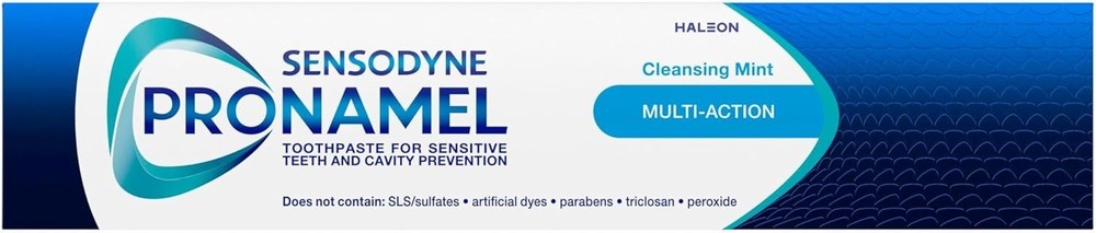 Sensodyne Pronamel Multi-Action Fluoride Toothpaste Cleansing Mint 4 Oz