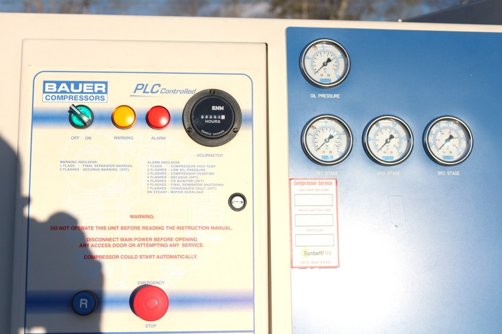 Bauer Compressor SCBA PCL Controller LOW 301 Hours