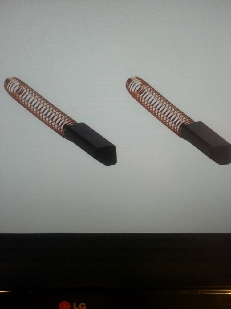 BETTER PACK REPLACEMENT MOTOR BRUSHES FOR ALL MODELS  ND105BXK 10 SETS 10.00 SET