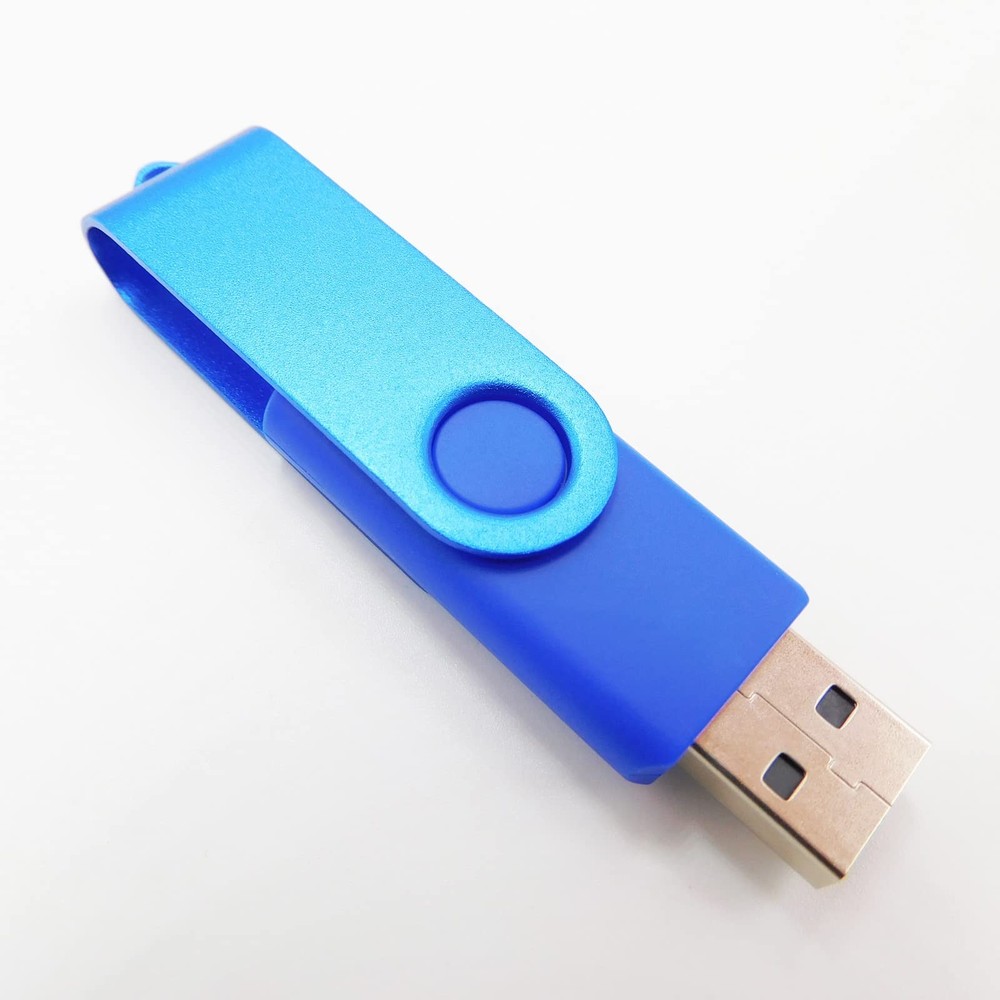 Chauuxee 1GB USB Sticks Flash Drives Memory Disk Thumb Drive Pen Blue